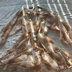 Women’s floral mini dress